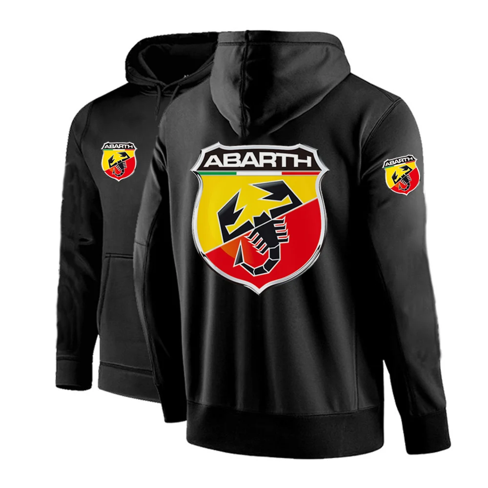 

Новинка, Модные осенние мужские пуловеры ABARTH, мужской костюм в стиле баскетбольной команды, толстовки, мужская хлопковая одежда, свитшоты