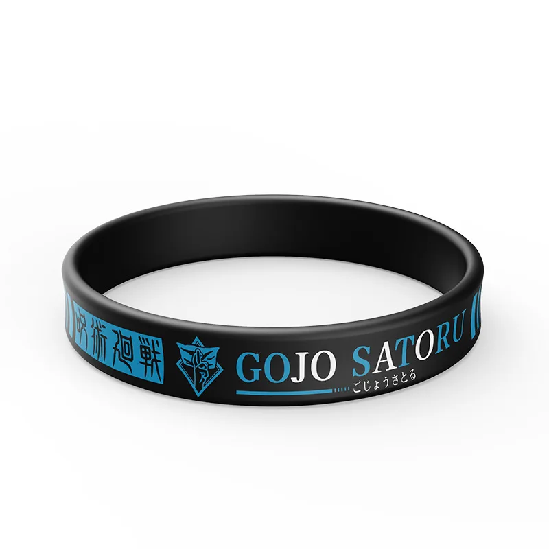 

Anime Jujutsu Kaisen Kugisaki Nobara Itadori Yuji Gojo Satoru Silica Gel Anti-mosquito Silicone Wristbands Sports Bracelet Gift