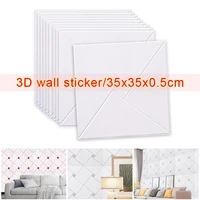 3d decorative wall stickers self adhesive wallpaper pvc panels home decor living room bedroom house decoration bathroom sticker
