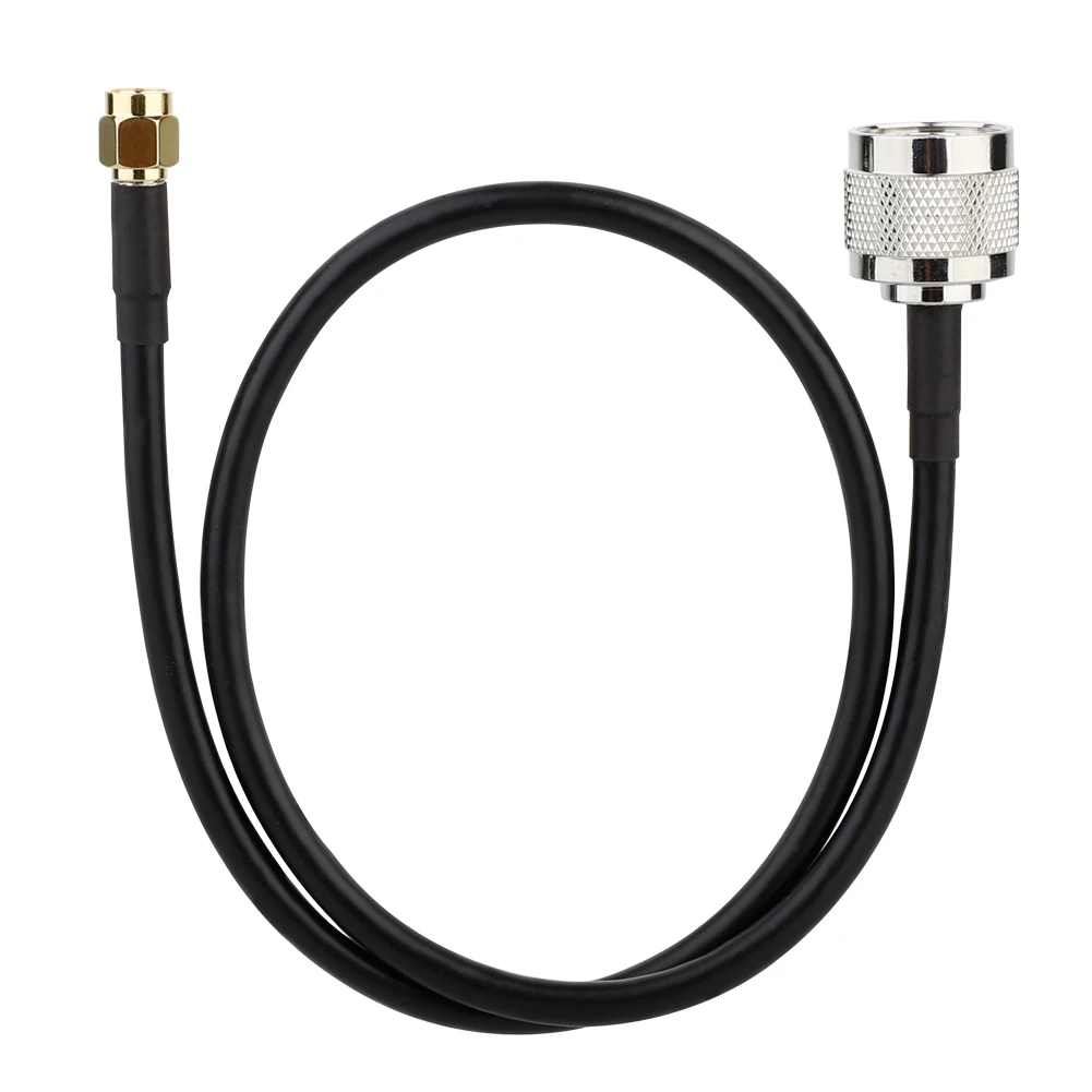 N штекер в RPSMA прямой вставной разъем для LMR200 LMR195 коаксиальный кабель Перемычка 5 м