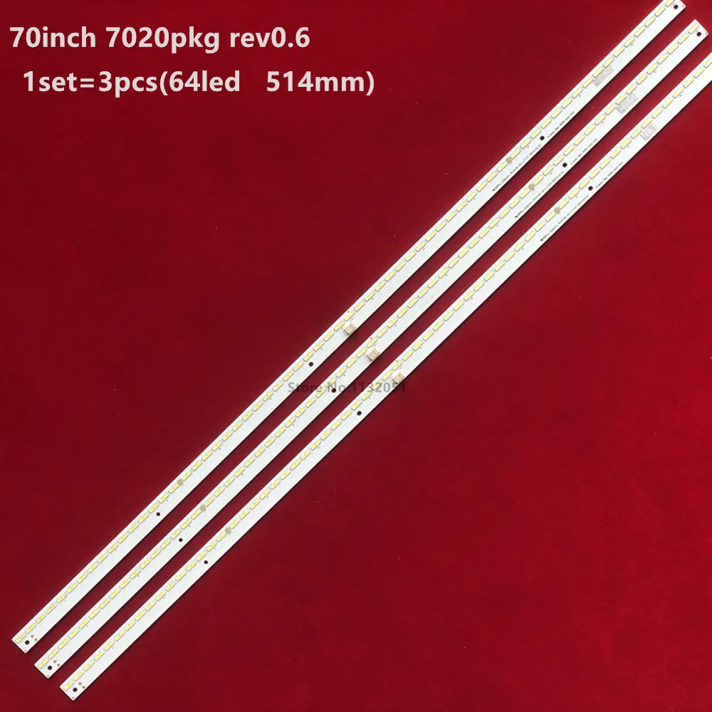

3pcs LED Backlight strip for SONY KDL-70R550A Sharp LC-70LE660U LC-70LE661U LC-70LE600U LC-70LE640U QPWBL0028GPZZ E701I-A3 A3E