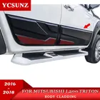 2016-2019 2020 2021 облицовка корпуса для Mitsubishi l200 Triton 2019 облицовка корпуса защитные аксессуары для Mitsubishi L200 2019