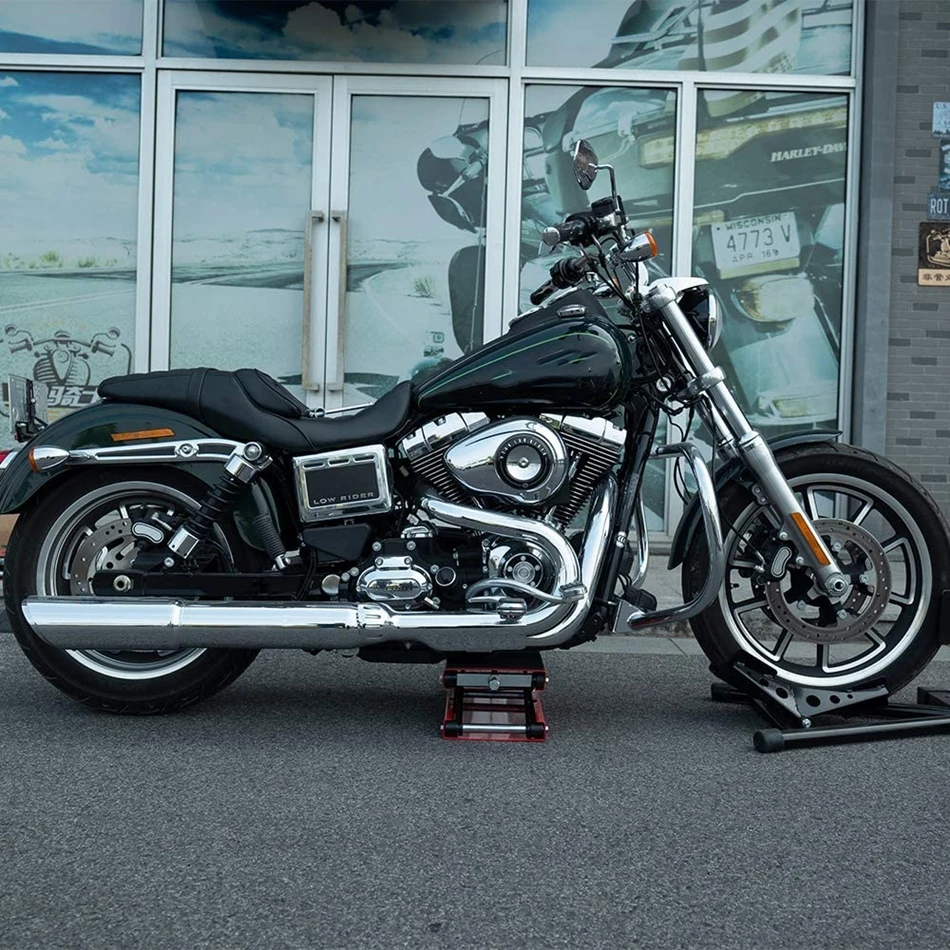 Подъемник для мотоцикла грузоподъемностью 500 кг/фунтов центральный ножничный