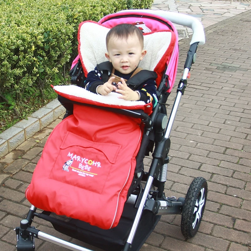 Детская коляска спальный мешок осенне зимний ветрозащитный теплый чехол для ног