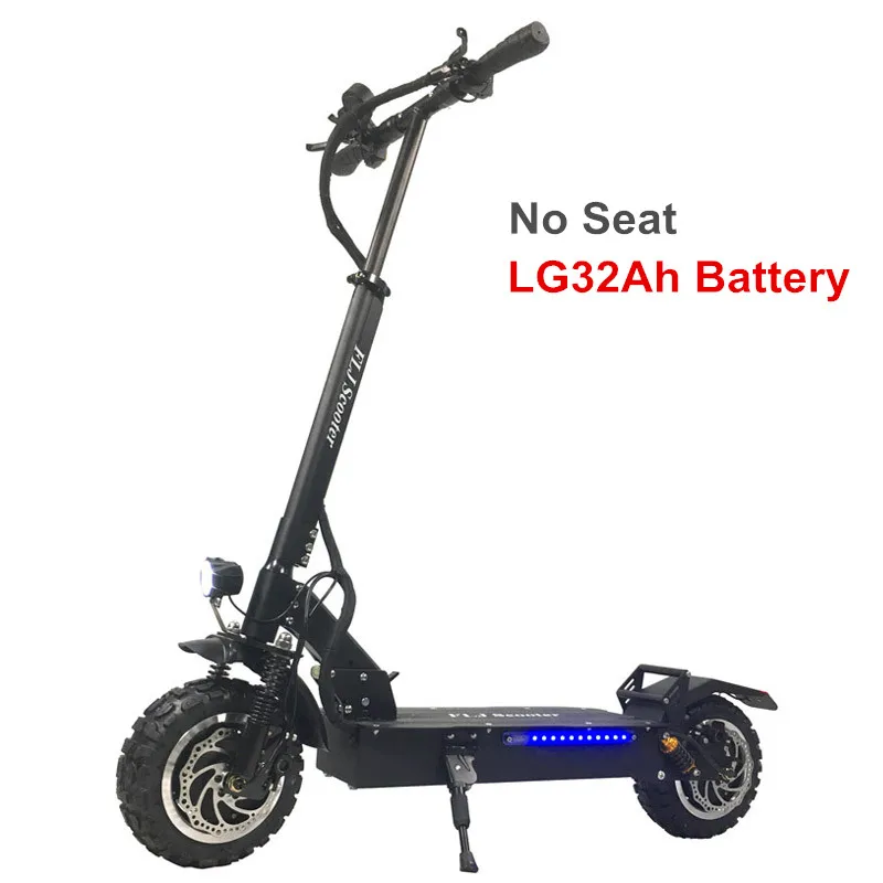 LG32ah No Seat FLJ новейший 11 дюймовый внедорожный скутер 60 в/3200 Вт Электрический самокат для взрослых мощный Электрический скутер - Цвет: LG32ah No Seat