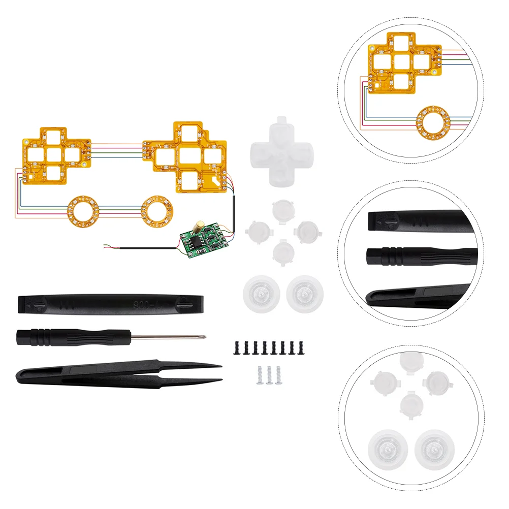 

1 Set PS5 Modified LED Color Luminous Decorative Light Board Modified Parts