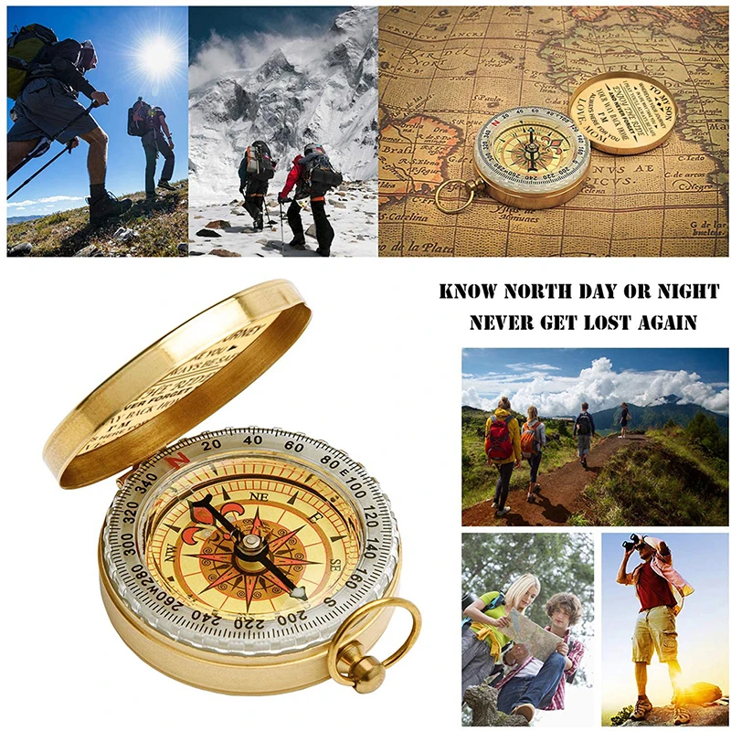 

Mom To Son Compass Enjoy The Ride Gift for Hiking Camping Hunting Outdoor Military Navigation Tool YS-BUY