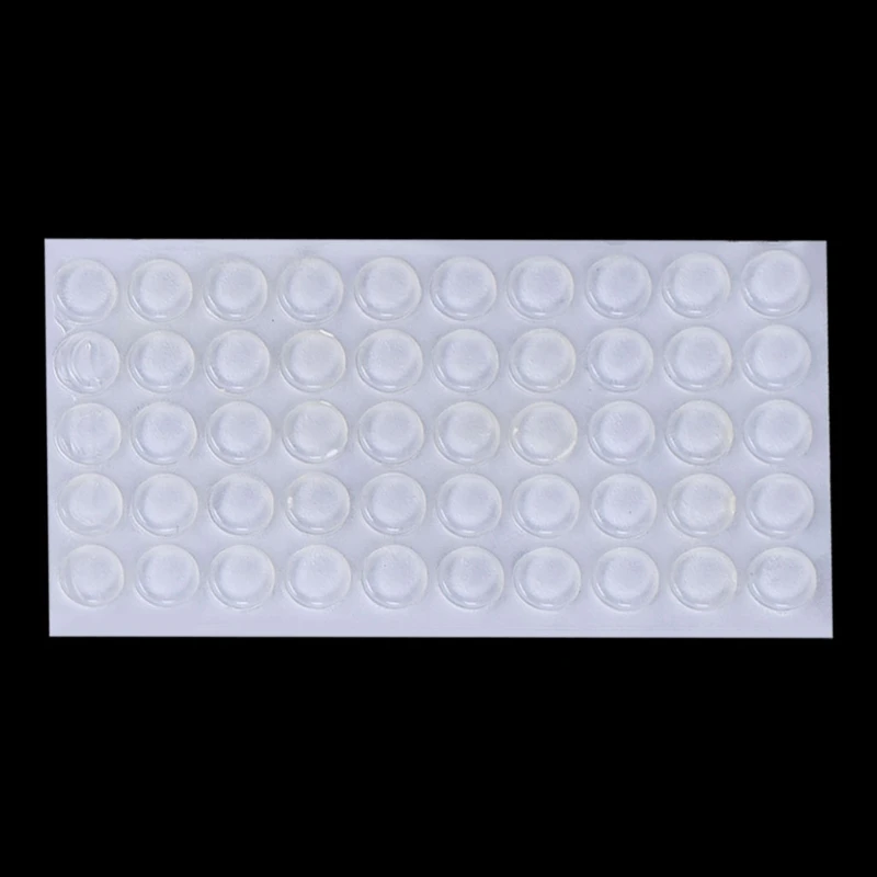 

50Pcs Door Stops Stopper Silicone Cabinet Self Adhesive Bumper Damper Buffer Pad