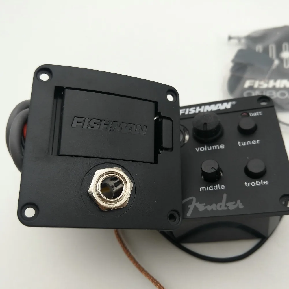 Fishman ISYS EQ тюнер пьезо система предусилителя для адаптеры акустической
