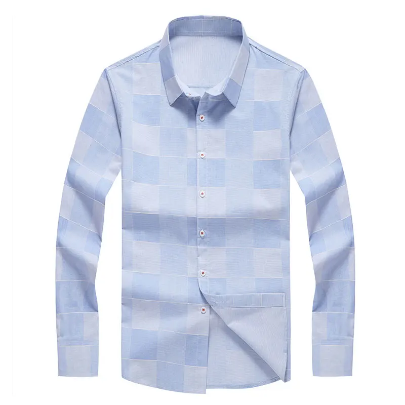 Мужская рубашка с длинным рукавом приталенные рубашки весна 2020 Новые