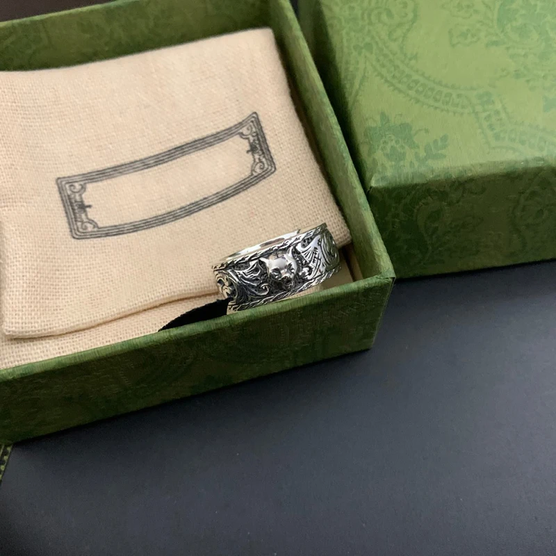 Женское и мужское кольцо в виде головы тигра | Украшения аксессуары