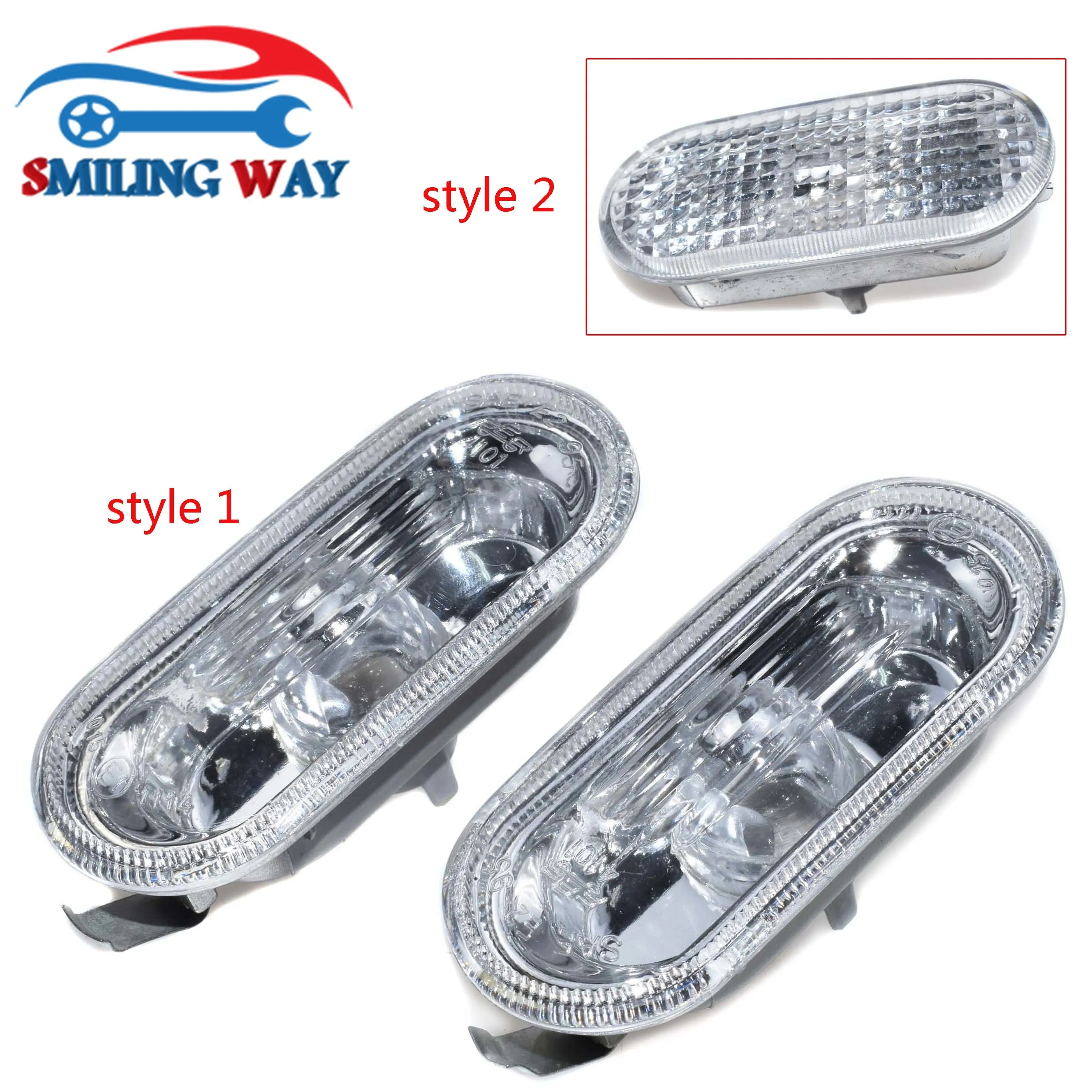 Правый левый поворотный сигнал прозрачный боковой индикатор ретранслятор