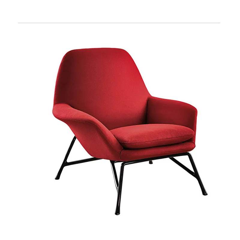 Скандинавский Одноместный стул современный для спальни балкона креативный