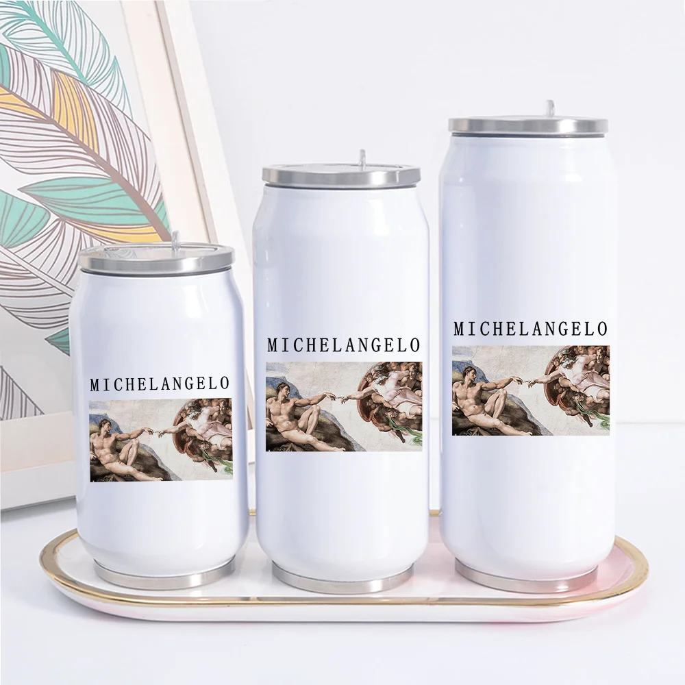 Банки с рисунком термо-колба Термокружка термос кофейная кружка бутылка для воды