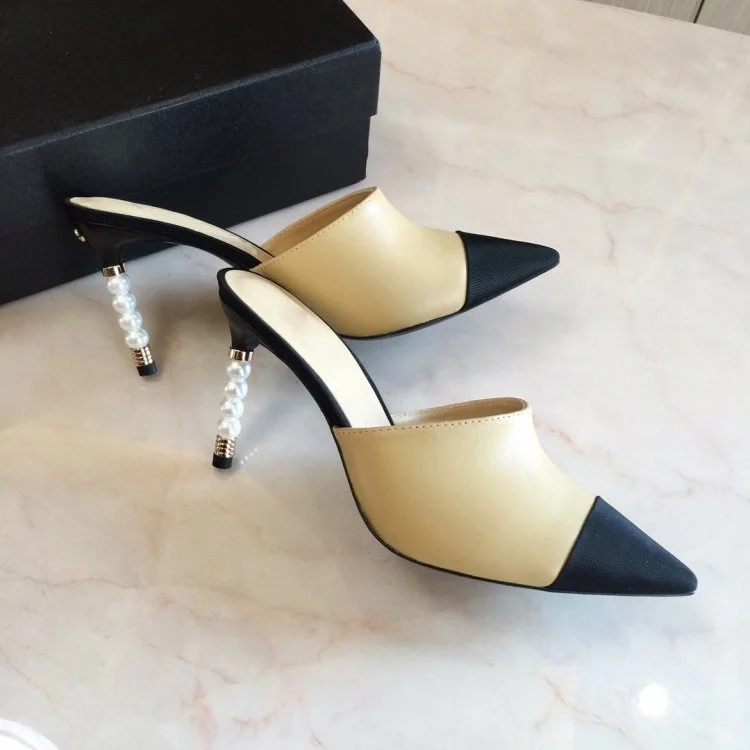 

New style pointy women's slippers women's lazy foot shoes