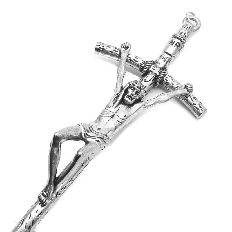 2 церковные реликвии Иисус на стенде крест стены распятие антикварная домашняя