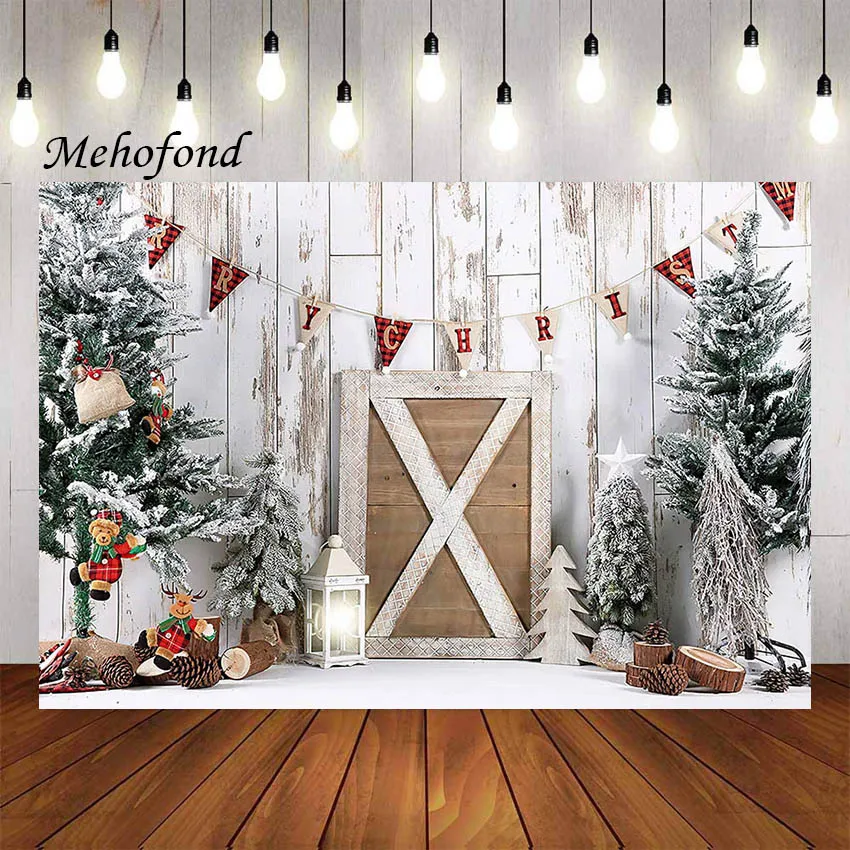 

Фон для фотосъемки Mehofond Счастливого Рождества винтажная деревянная стена снег сосна дерево дети семейный портрет фон для фотостудии