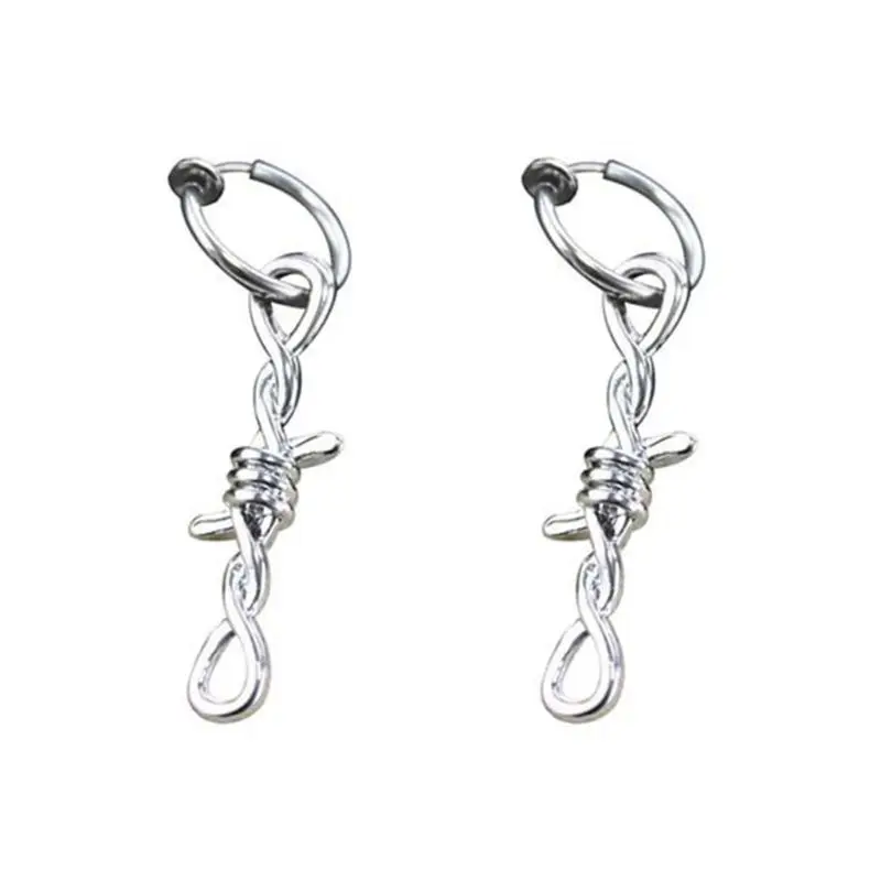 

Personality Irregular Earring Metal Thorns Punk Rock with this kind of ear stud absolutely Male Female Ear Clip Gifts