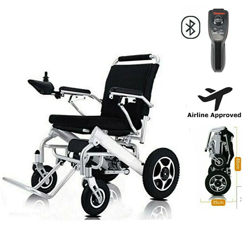 Электрическая инвалидная коляска с электроприводом Складная легкая