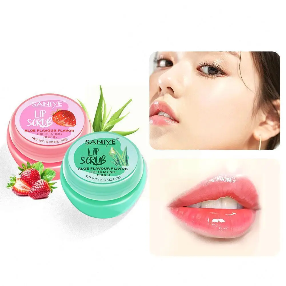 

New Moisturizing Mask Fades Wrinkles Moisturizing Lip Scrub Exfoliating Cream Lip Long-lasting Moisturizing Care Balm Lip F5W1