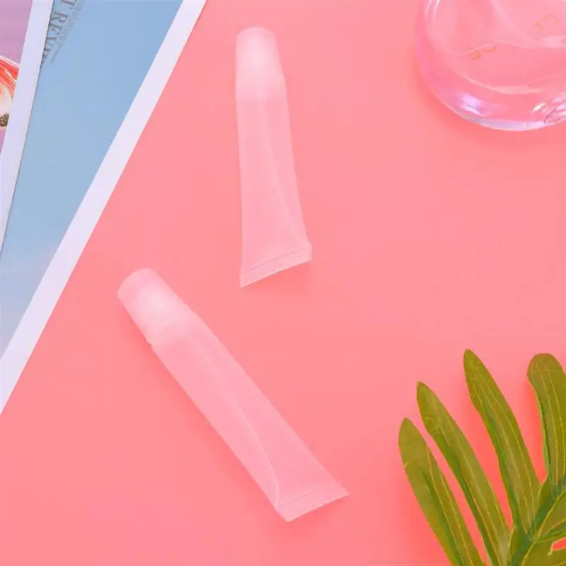 

40pcs 10ml Empty Lip Cream Tubes Lip Balm Lip Gloss Refillable Subpackage Soft Tubes