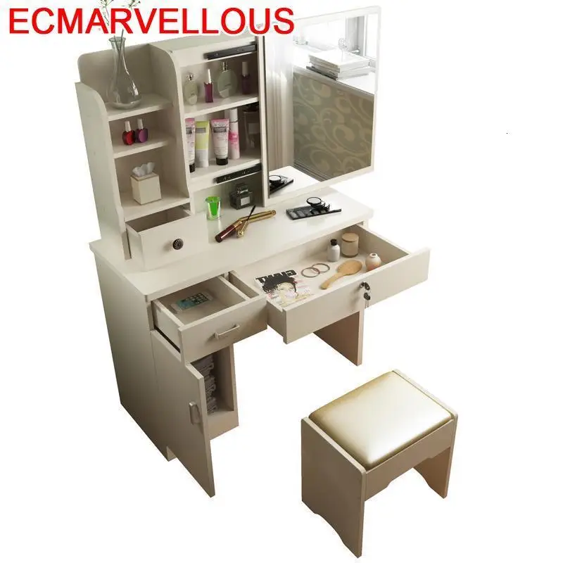 Mdf Penteadeira Maquiagem ящик Comoda Para Vanity Mesa De Maquillaje деревянная Корейская мебель для спальни