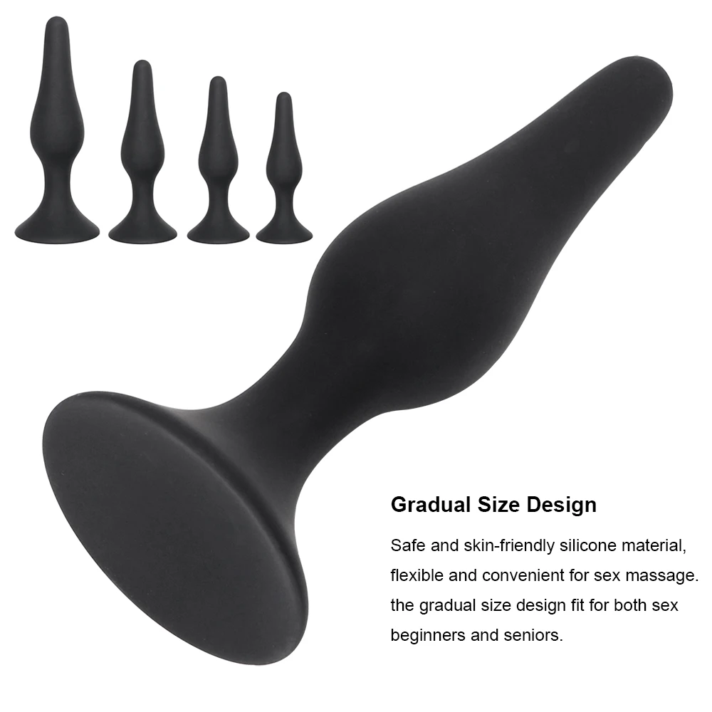 Силиконовая Анальная пробка интимные игрушки для женщин массажер простаты