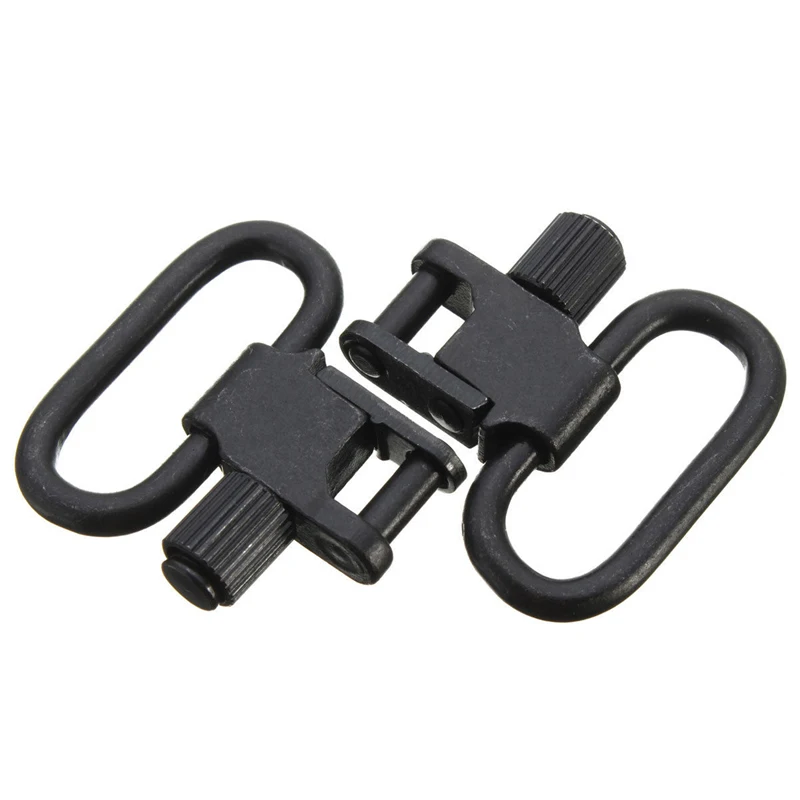 

2Pcs Hunting Adapter Kit Type Black Professional Quick Detachable Sling Swivel Hunting Accessories
