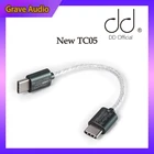 DD ddHiFi совершенно новый модернизированный кабель передачи данных TC05 TypeC к TypeC, подключение USB TypeC декодеровмузыкальных плееров со смартфонамикомпьютером