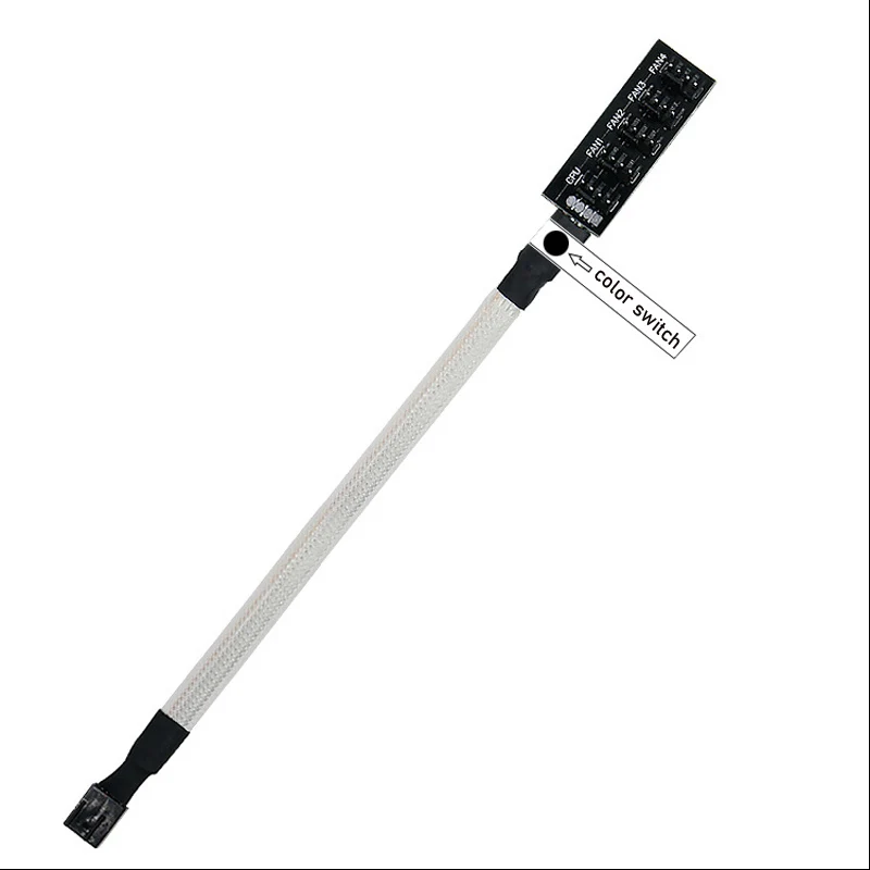 Вентилятор компьютера 4PIN концентратор RGB различных световых эффектов 5 битная