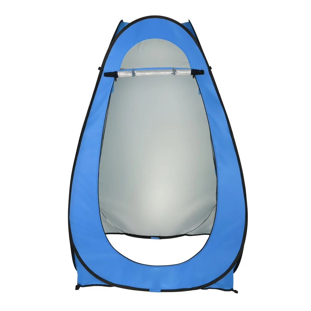 

1-2 Person Portable Pop Up Toilet Shower Tent Changing Room Dressing Tent Camping Shelter Blue