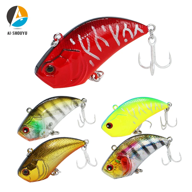 

Приманка рыболовная, 52 мм, 13 г, Вибрирующая, жесткая пластиковая, с объемными глазами, AI-SHOUYU, 1 шт.