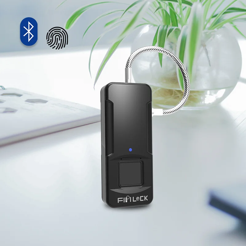 Fipilock Bluetooth блокировка отпечатков пальцев без ключа USB Перезаряжаемый Чехол для
