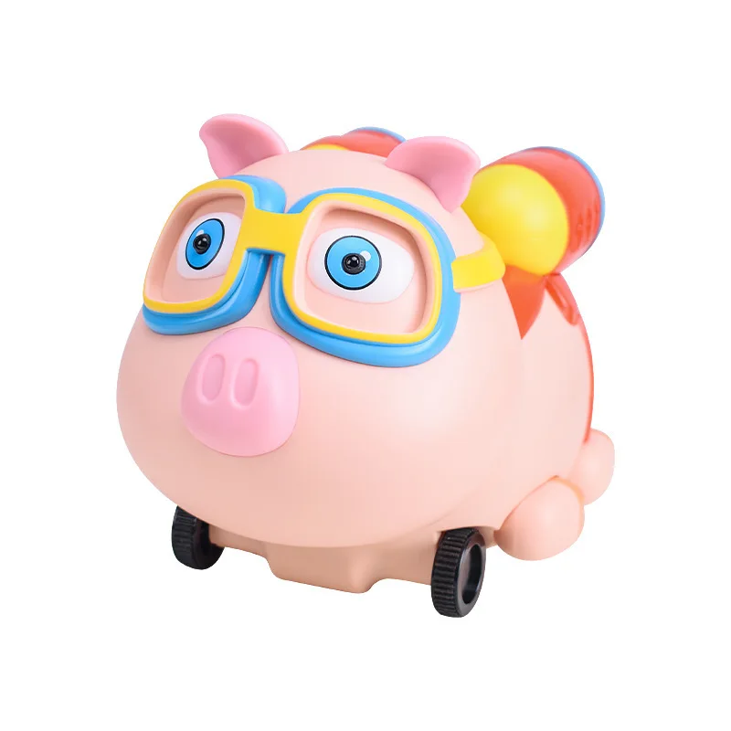 

Children's Stuffed Pig Small Eight Kids' Watch Remote Control Car Intelligent Follow Jet Spray Pig Electric Mini Car Dou Yin