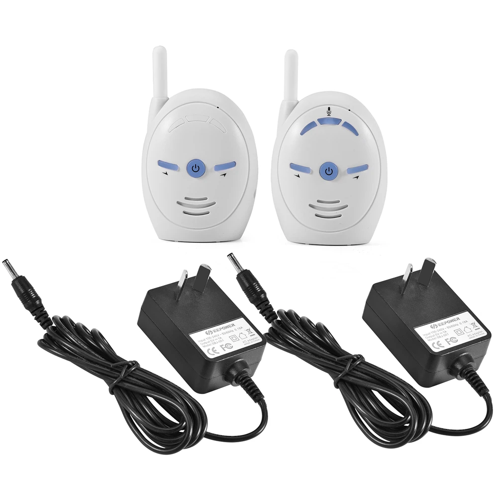 

2.4GHz Wireless Digital Audio Belt Clip Baby Monitor High Sensitive Transmission Voice Two Way Talk AU Plug​​