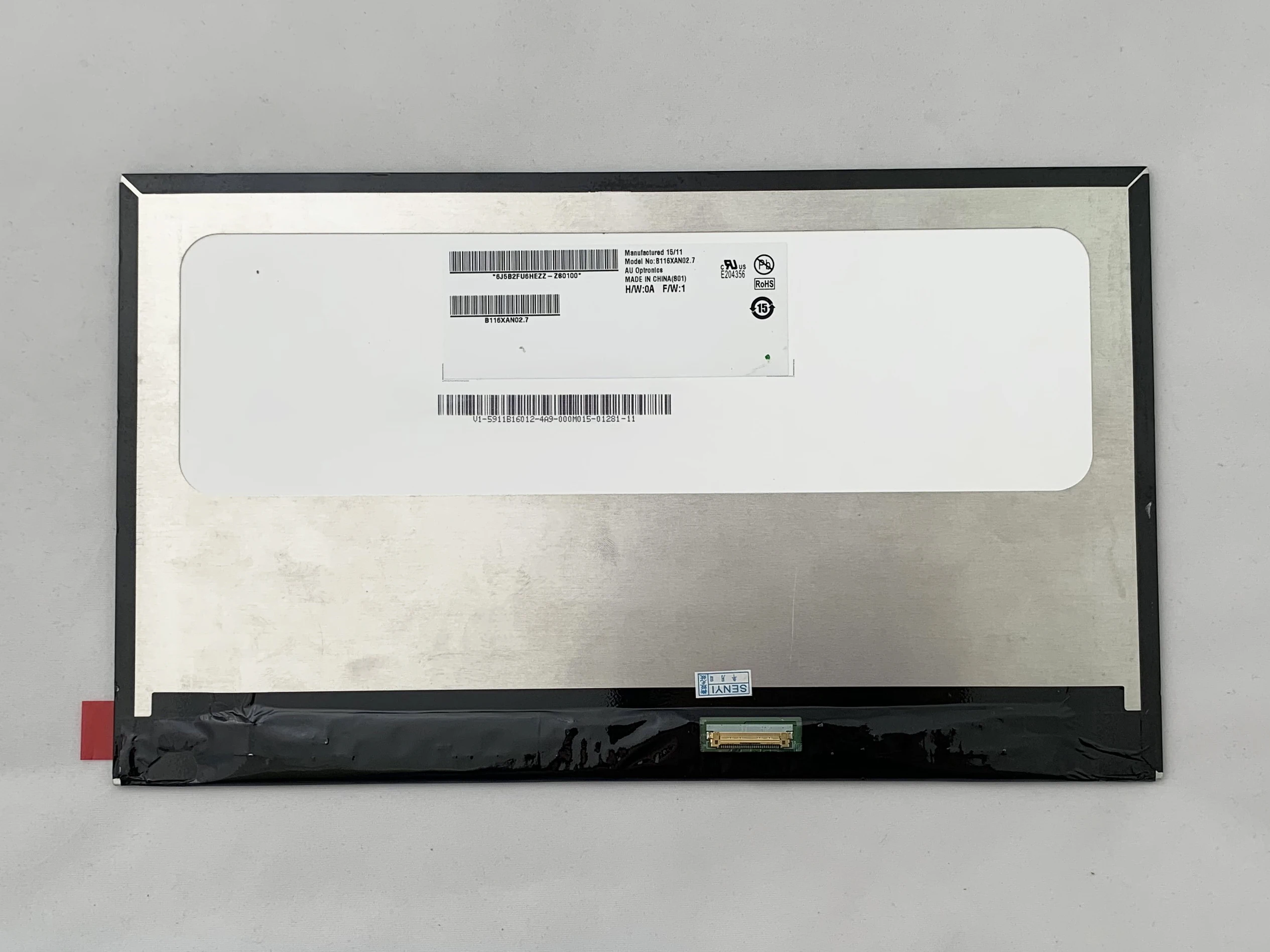 B116XAN02.7 11 6 дюймовый IPS ЖК дисплей Замена Оригинальный WXGH 1366*768 eDP 30pin тонкий