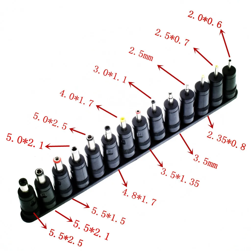 Новинка 28 шт./компл. универсальный штекер шт. питание постоянного тока 5 5x2 1 мм