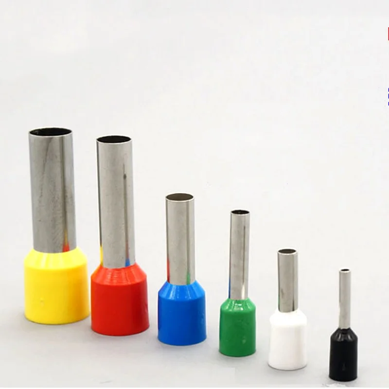 Трубчатая Клеммная игла E2510 предварительно Изолированная Проводная клемма