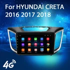Автомобильный мультимедийный плеер, 2 DIN, Android 10, стерео, аудио, радио, 4G, Wi-Fi, динамик, сенсорный экран, для Hyundai CRETA 2016, 2017, 2018, Carplay
