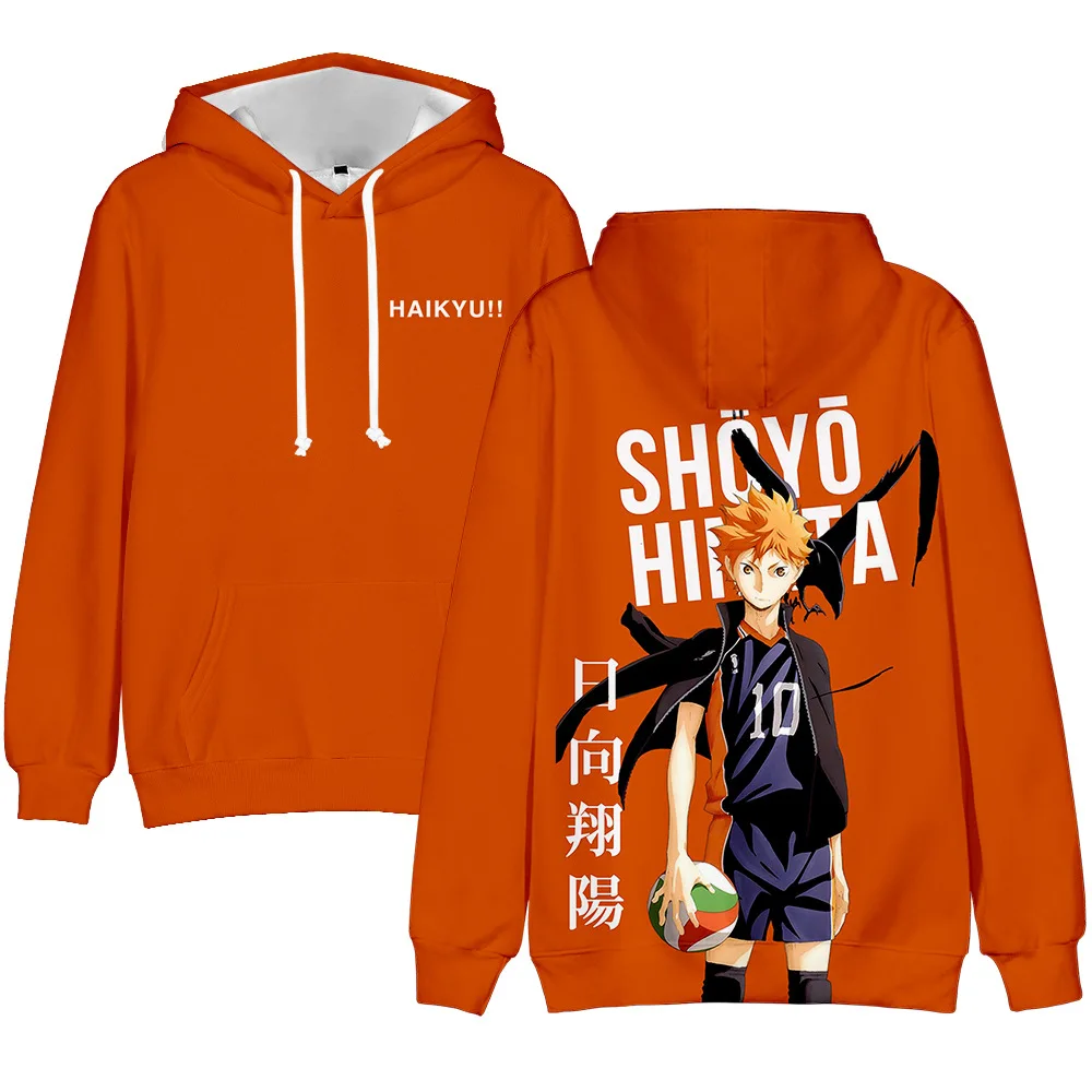 Новая мода Harajuku толстовка с капюшоном 2020 Haikyuu 3D Повседневные детские пуловеры для
