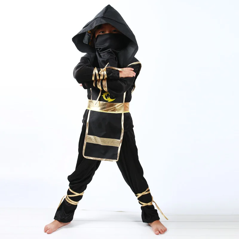 Kids Costumes Ninja Halloween Party Boys Warrior Stealth Children Cosplay Assassin Costume Children's Day For Gifts |