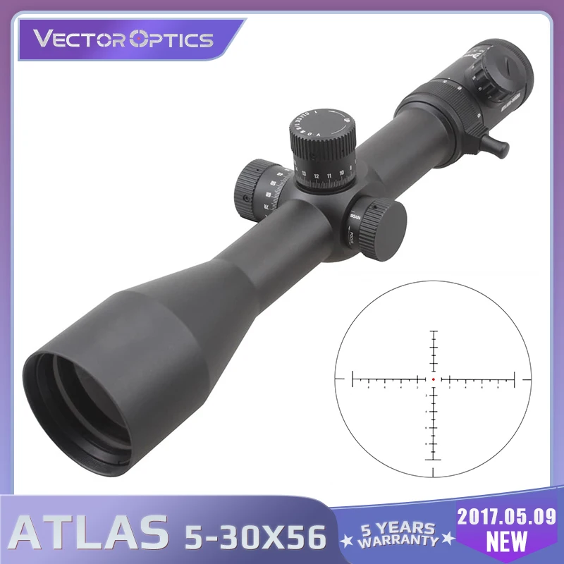 Винтовочный оптический прицел Vector Optics Atlas 5 30x56 винтовочный 35 мм солнцезащитный