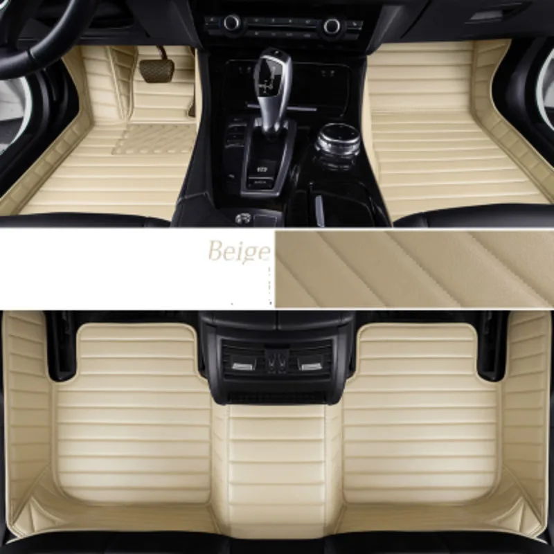 Цветной полноразмерный водонепроницаемый ковер автомобильные коврики на заказ