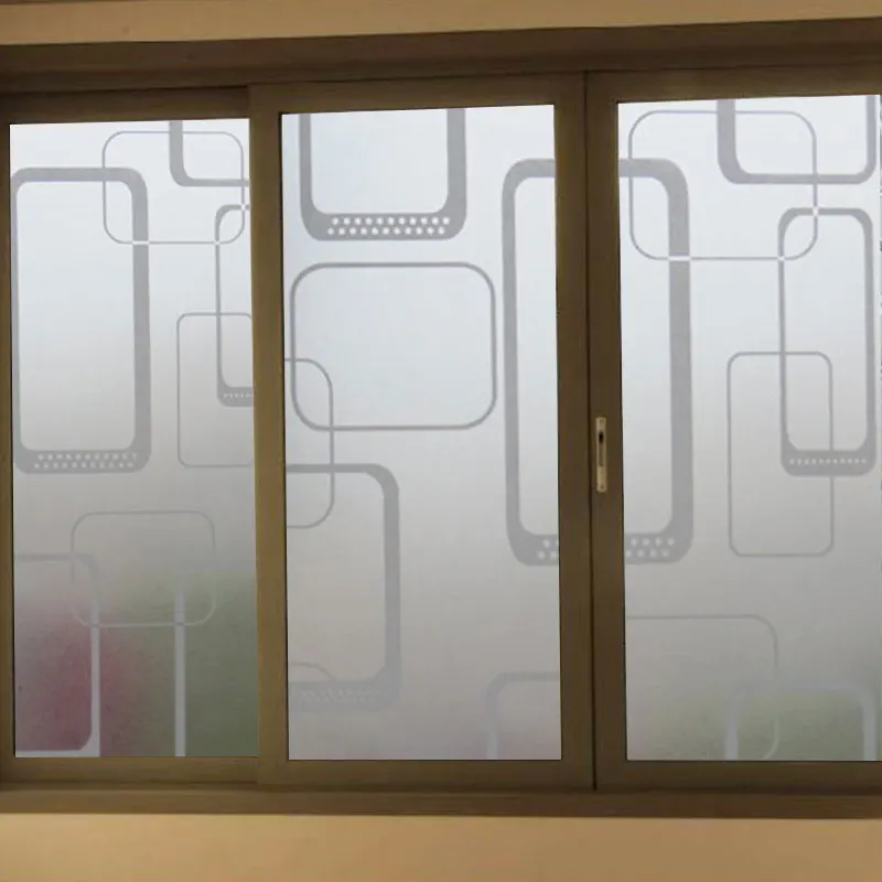 Матовый белый матовый оконная пленка для Ванная комната самоклеющиеся