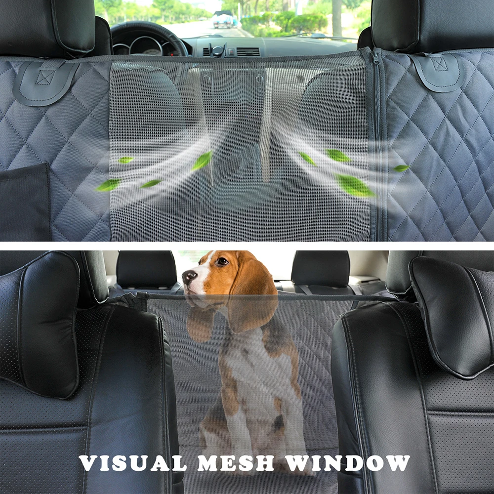 comprar Cão Assento De Carro Capa à Prova Dwaterproof água Pet Transporte Portador Do Cão Banco De Trás Do Carro Protetor Esteira Rede Para Pequenos Cães Grandes