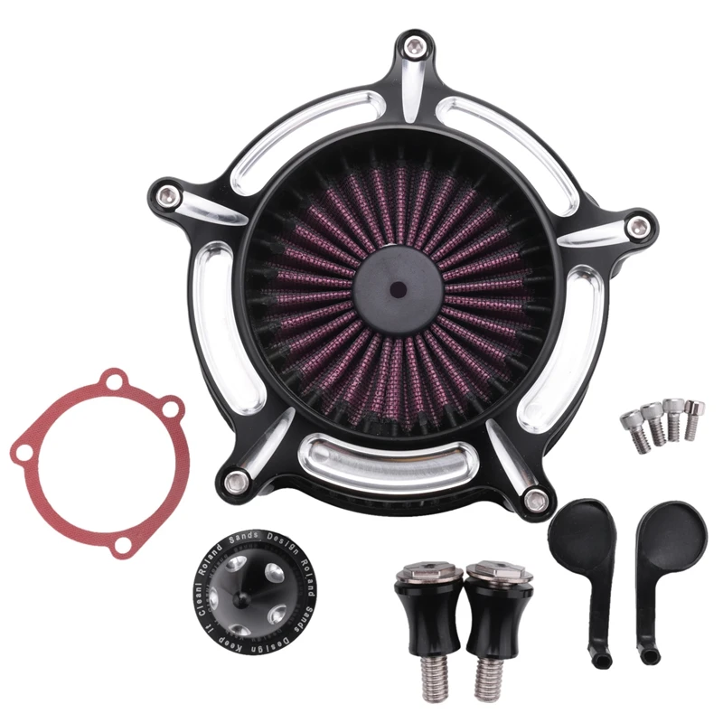 Воздушные фильтры для мотоциклов воздухоочиститель турбины впускной фильтр