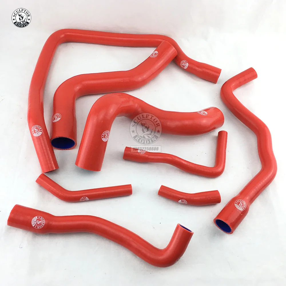 Комплект силиконовых шлангов радиатора для BMW E34 M30 6CYC 525 528 530 89 95 (8 шт.)