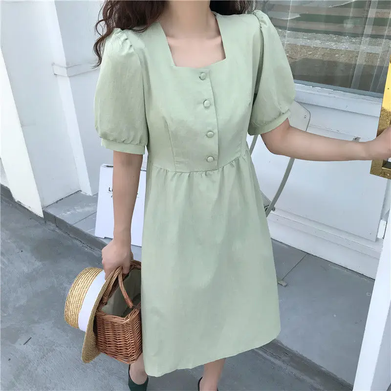 

Japanese Summer sweet lovely dress suitable for outdoor outing dress girlfriend Harajuku retro Princess Dress girl Dropshipping