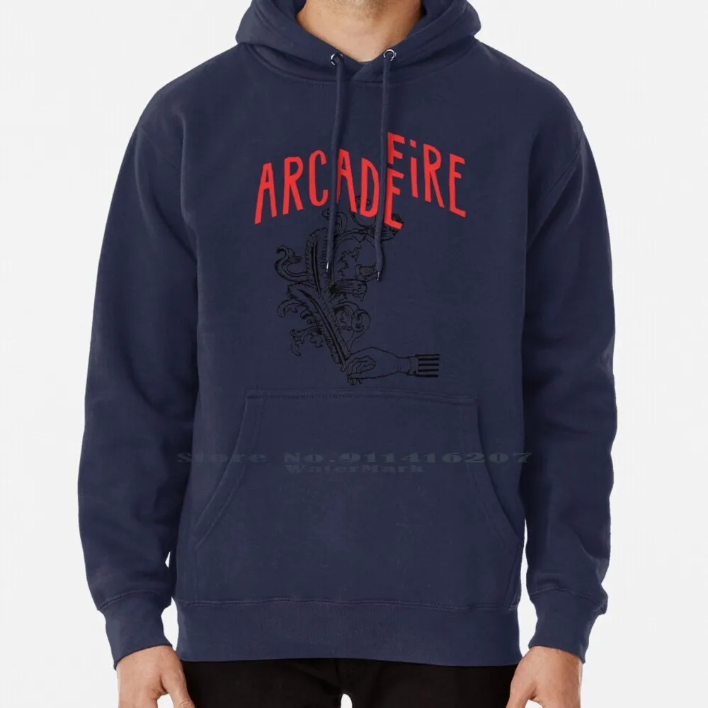 

Arcade Fire Hoodie Sweater 6xl Cotton Arcade Fire Band Canada Canadian Indie Folk Music Funeral Neon Bible Suburbs Reflektor