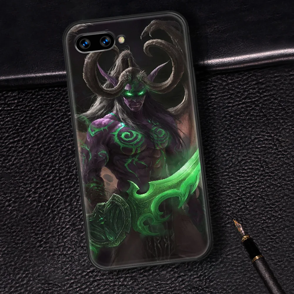 

Illidan World Of Warcraft Phone Case Cover Hull For HUAWEI Honor 6A 7A 7C 8 8A 8S 8x 9 9x 10 10i 20 Lite Pro black Prime 3D Etui
